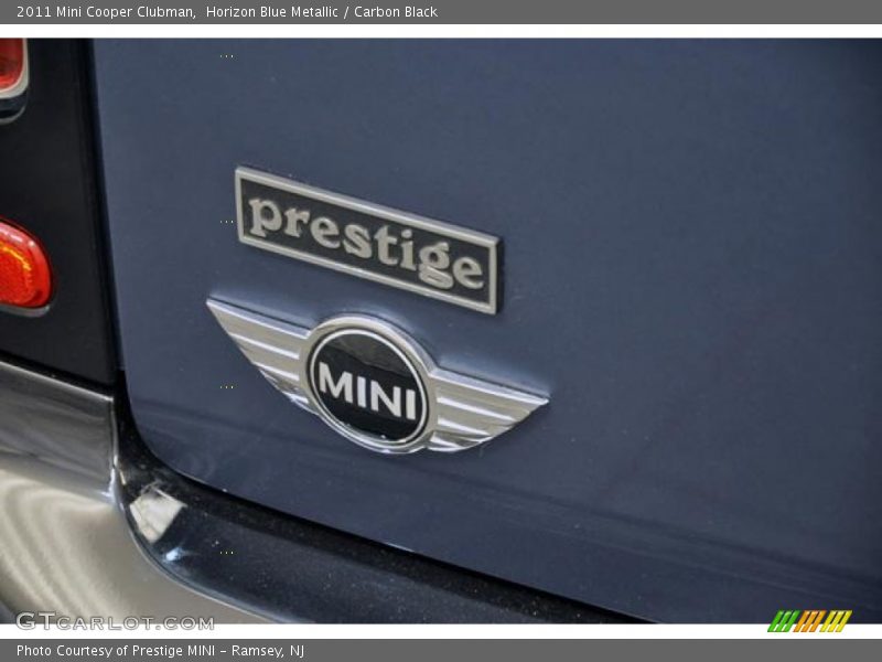 Horizon Blue Metallic / Carbon Black 2011 Mini Cooper Clubman