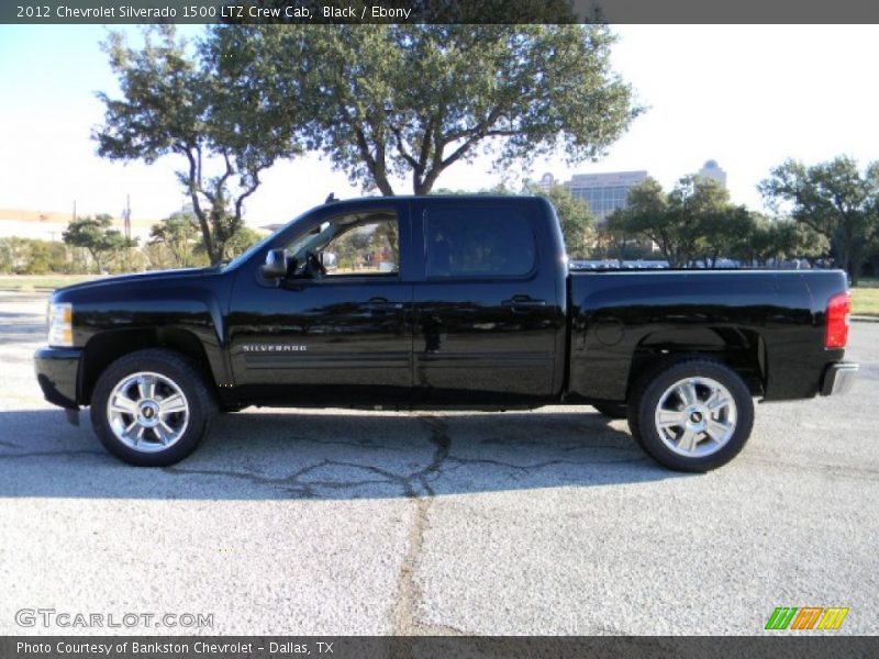 Black / Ebony 2012 Chevrolet Silverado 1500 LTZ Crew Cab