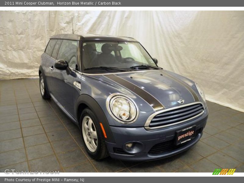 Horizon Blue Metallic / Carbon Black 2011 Mini Cooper Clubman