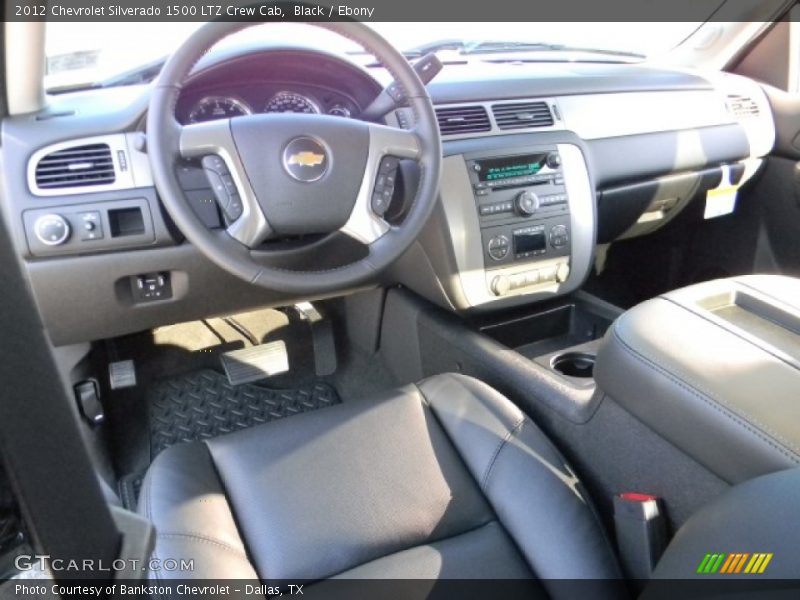 Black / Ebony 2012 Chevrolet Silverado 1500 LTZ Crew Cab