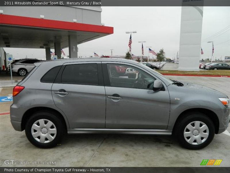 Mercury Gray / Black 2011 Mitsubishi Outlander Sport ES