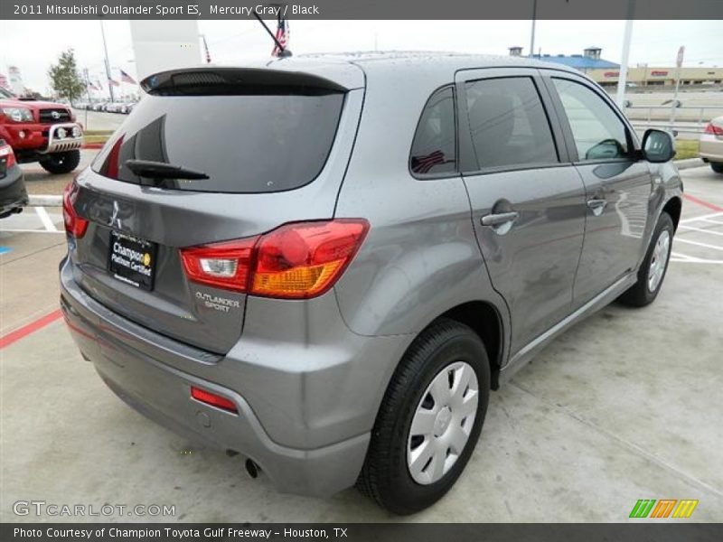 Mercury Gray / Black 2011 Mitsubishi Outlander Sport ES