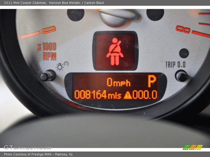 Horizon Blue Metallic / Carbon Black 2011 Mini Cooper Clubman
