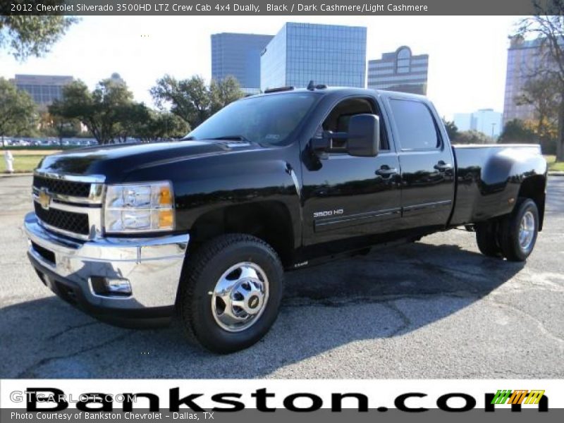 Black / Dark Cashmere/Light Cashmere 2012 Chevrolet Silverado 3500HD LTZ Crew Cab 4x4 Dually