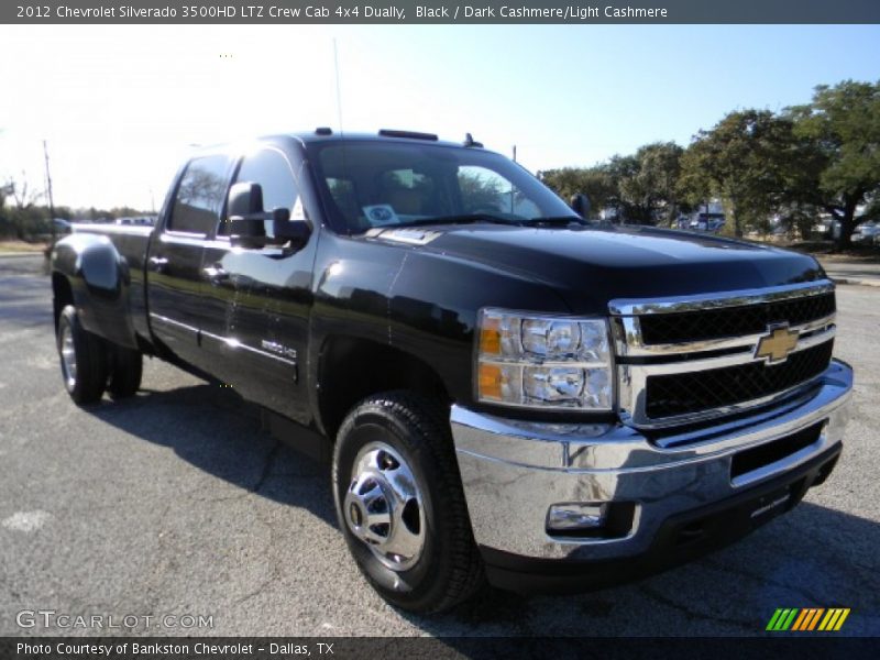 Front 3/4 View of 2012 Silverado 3500HD LTZ Crew Cab 4x4 Dually