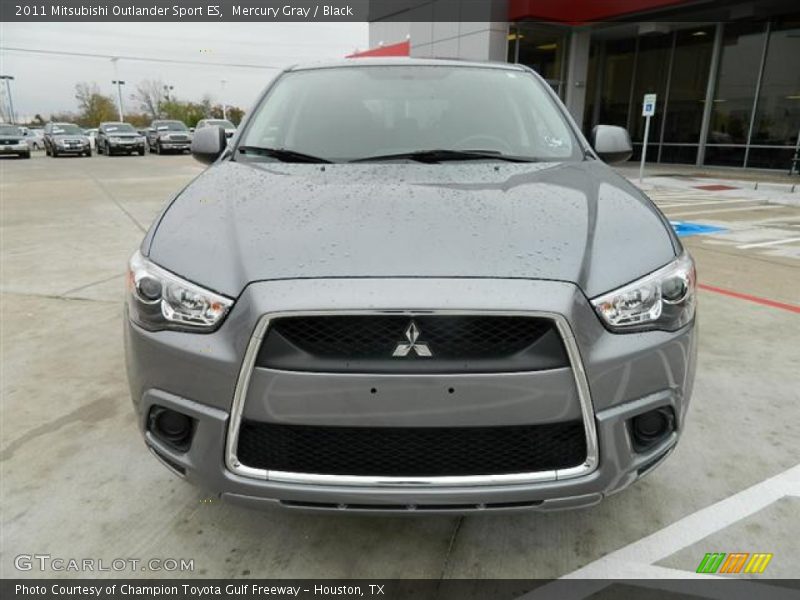 Mercury Gray / Black 2011 Mitsubishi Outlander Sport ES