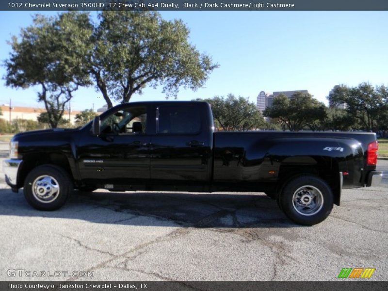Black / Dark Cashmere/Light Cashmere 2012 Chevrolet Silverado 3500HD LTZ Crew Cab 4x4 Dually
