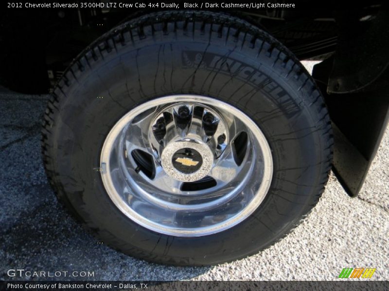 Black / Dark Cashmere/Light Cashmere 2012 Chevrolet Silverado 3500HD LTZ Crew Cab 4x4 Dually