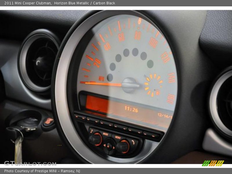 Horizon Blue Metallic / Carbon Black 2011 Mini Cooper Clubman