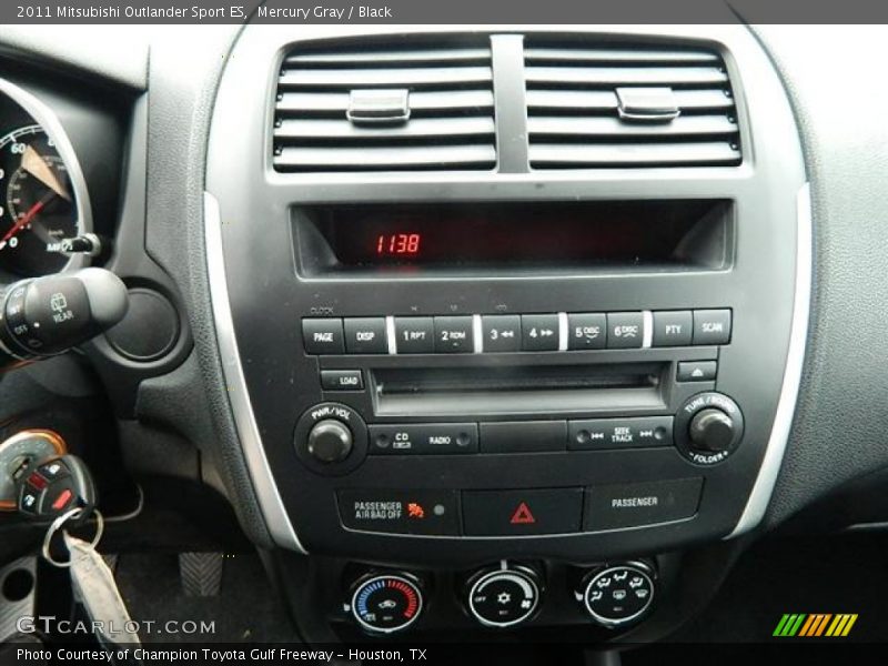 Mercury Gray / Black 2011 Mitsubishi Outlander Sport ES