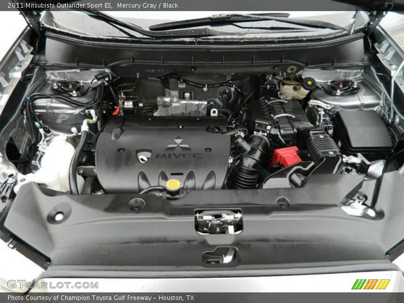 Mercury Gray / Black 2011 Mitsubishi Outlander Sport ES