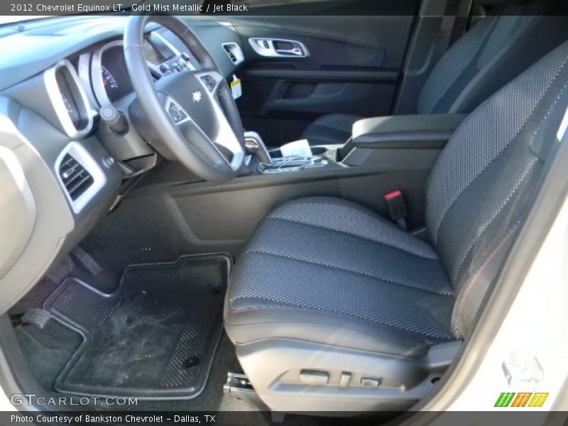 Gold Mist Metallic / Jet Black 2012 Chevrolet Equinox LT
