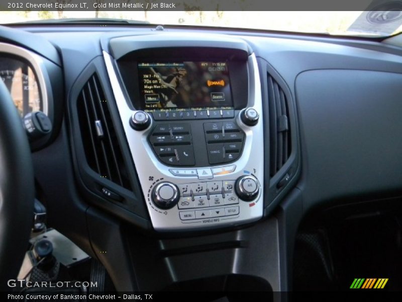 Gold Mist Metallic / Jet Black 2012 Chevrolet Equinox LT