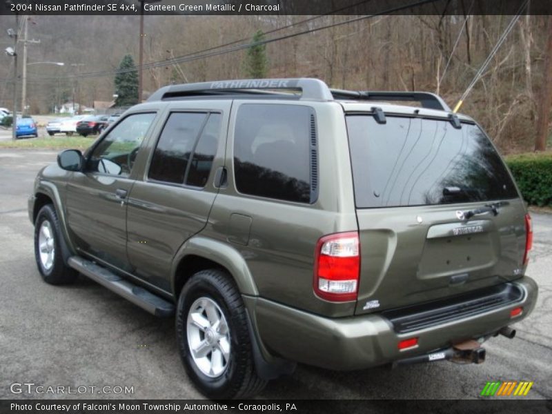 Canteen Green Metallic / Charcoal 2004 Nissan Pathfinder SE 4x4