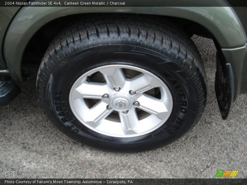 Canteen Green Metallic / Charcoal 2004 Nissan Pathfinder SE 4x4