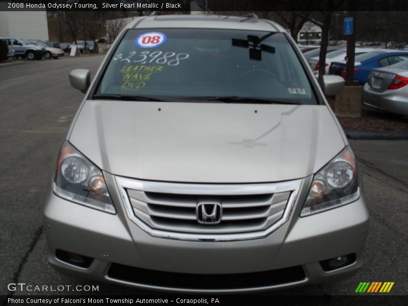 Silver Pearl Metallic / Black 2008 Honda Odyssey Touring