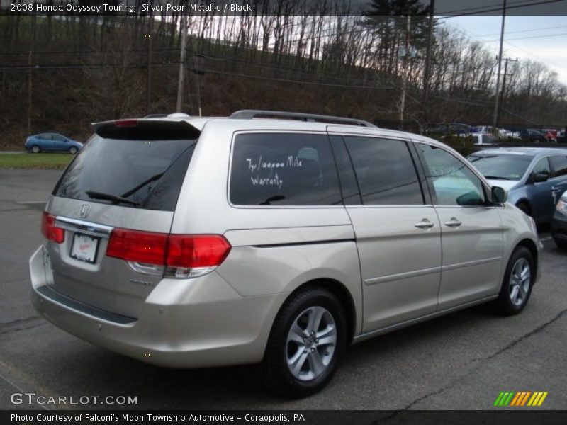 Silver Pearl Metallic / Black 2008 Honda Odyssey Touring