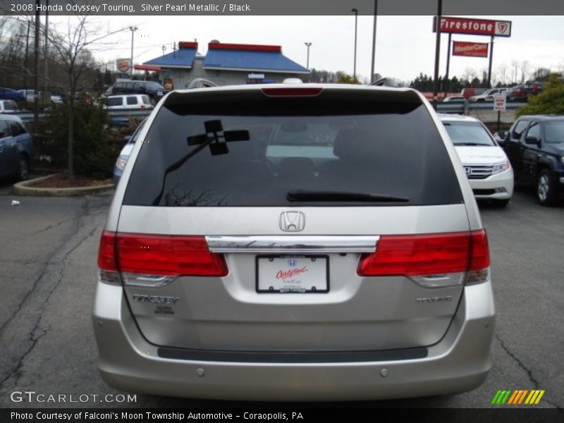 Silver Pearl Metallic / Black 2008 Honda Odyssey Touring