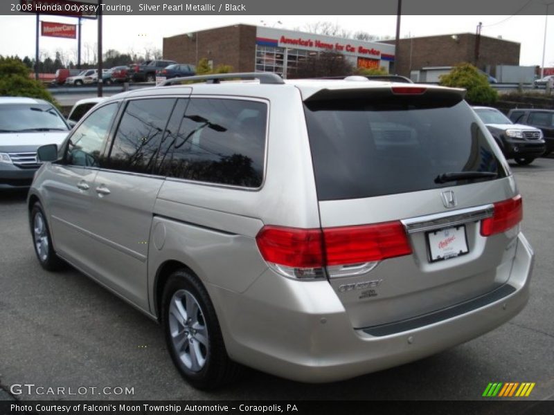 Silver Pearl Metallic / Black 2008 Honda Odyssey Touring