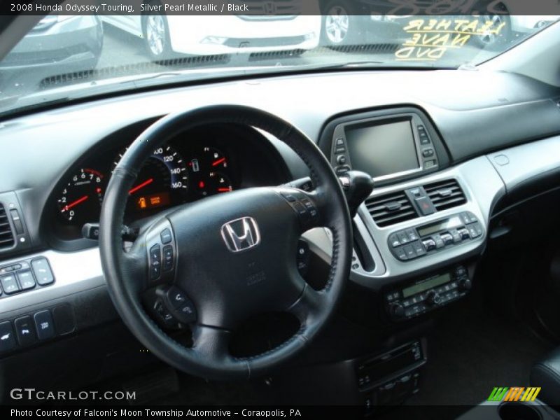 Silver Pearl Metallic / Black 2008 Honda Odyssey Touring