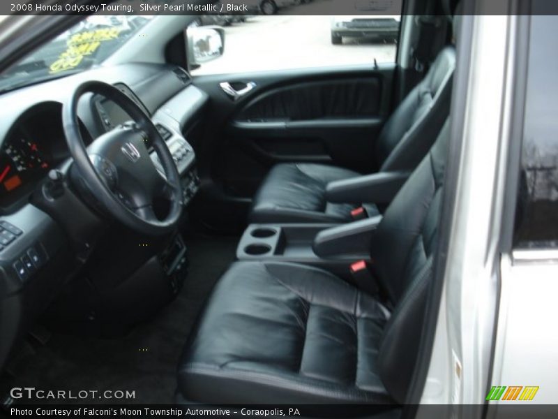 Silver Pearl Metallic / Black 2008 Honda Odyssey Touring