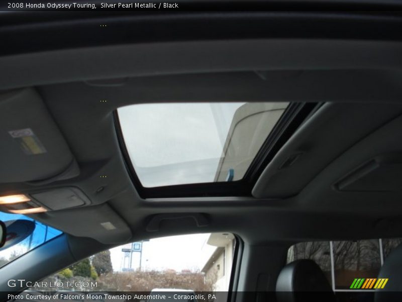 Silver Pearl Metallic / Black 2008 Honda Odyssey Touring