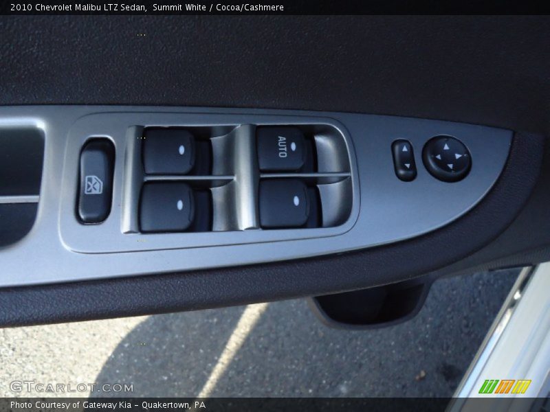 Summit White / Cocoa/Cashmere 2010 Chevrolet Malibu LTZ Sedan