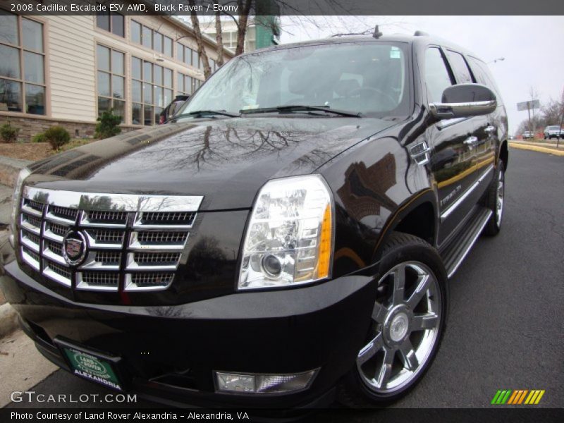 Black Raven / Ebony 2008 Cadillac Escalade ESV AWD