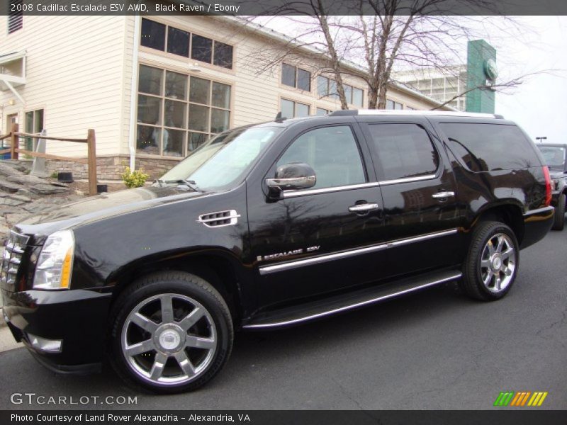 Black Raven / Ebony 2008 Cadillac Escalade ESV AWD