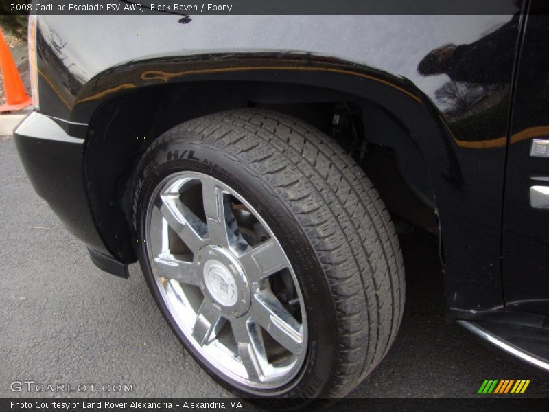 Black Raven / Ebony 2008 Cadillac Escalade ESV AWD