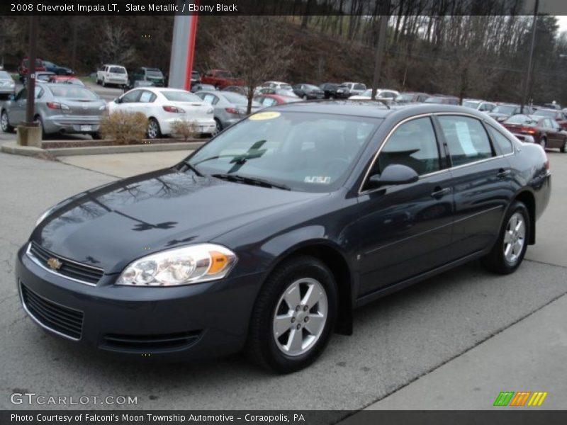 Slate Metallic / Ebony Black 2008 Chevrolet Impala LT