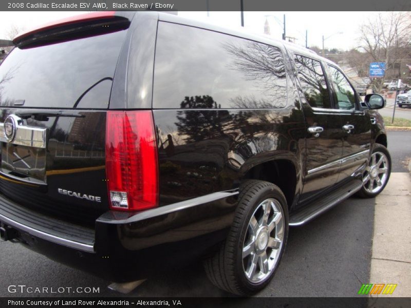 Black Raven / Ebony 2008 Cadillac Escalade ESV AWD