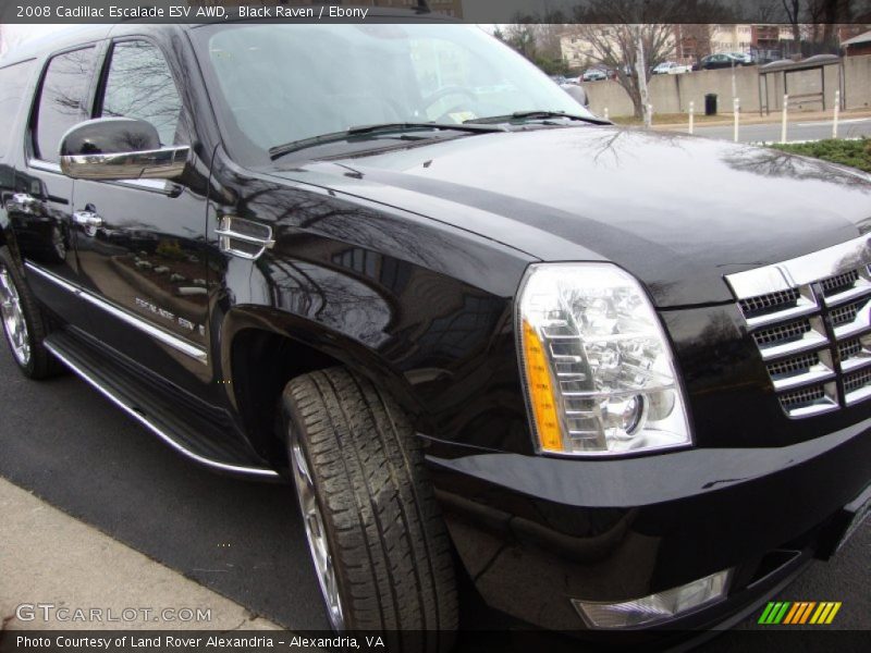 Black Raven / Ebony 2008 Cadillac Escalade ESV AWD