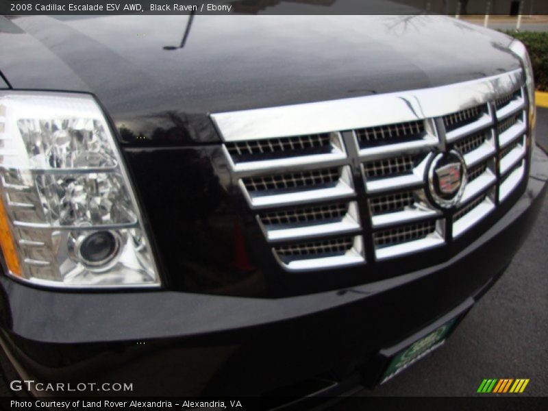 Black Raven / Ebony 2008 Cadillac Escalade ESV AWD