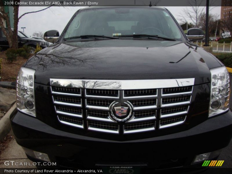 Black Raven / Ebony 2008 Cadillac Escalade ESV AWD