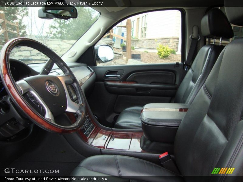 Black Raven / Ebony 2008 Cadillac Escalade ESV AWD