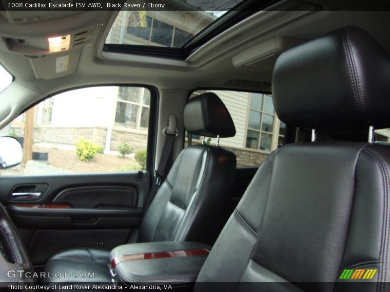 Black Raven / Ebony 2008 Cadillac Escalade ESV AWD