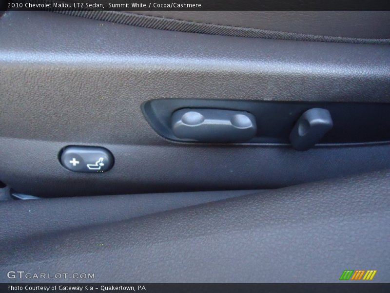 Summit White / Cocoa/Cashmere 2010 Chevrolet Malibu LTZ Sedan