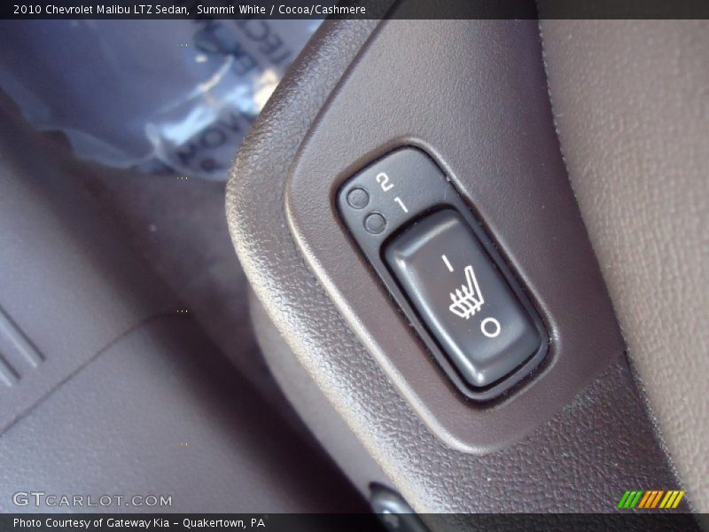 Summit White / Cocoa/Cashmere 2010 Chevrolet Malibu LTZ Sedan
