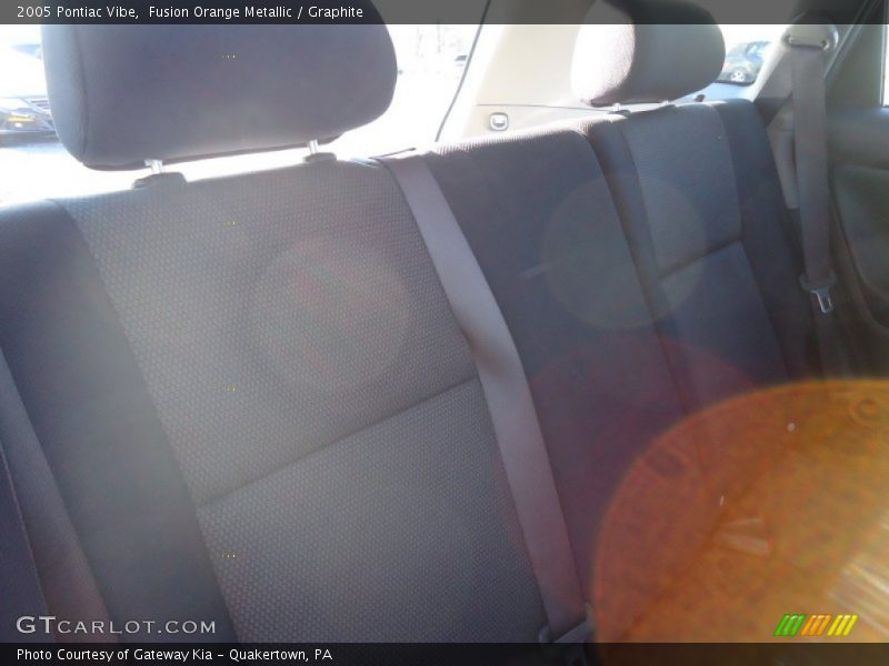 Fusion Orange Metallic / Graphite 2005 Pontiac Vibe