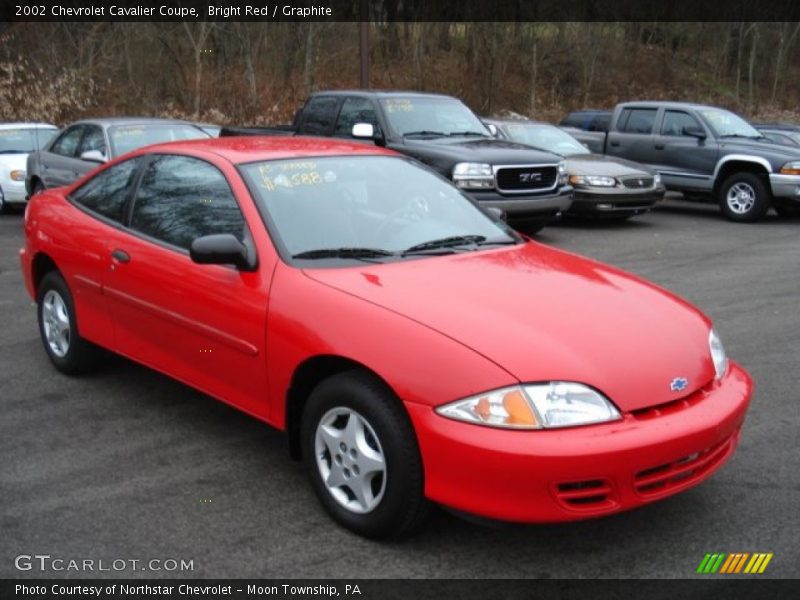 Front 3/4 View of 2002 Cavalier Coupe