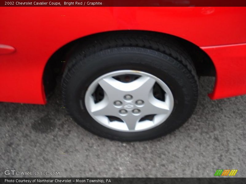 Bright Red / Graphite 2002 Chevrolet Cavalier Coupe