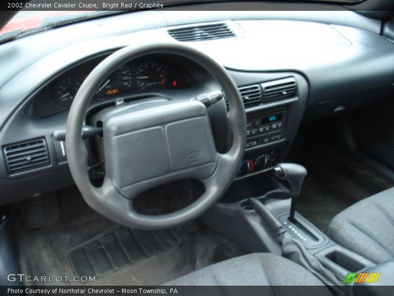 Dashboard of 2002 Cavalier Coupe