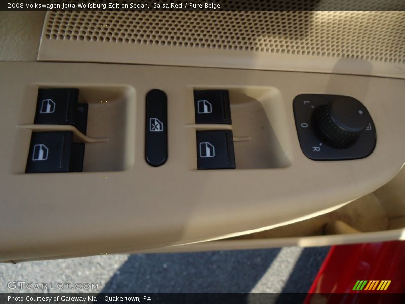 Salsa Red / Pure Beige 2008 Volkswagen Jetta Wolfsburg Edition Sedan
