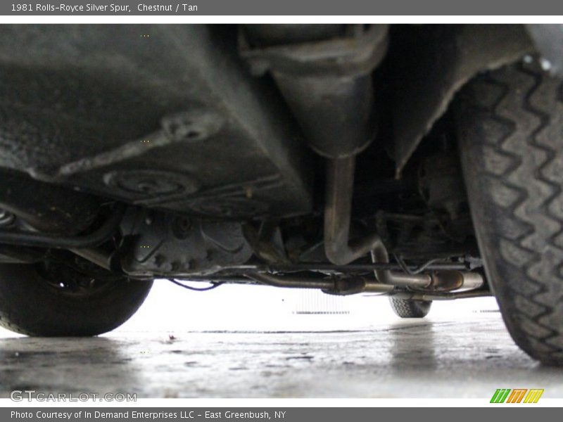 Undercarriage of 1981 Silver Spur 