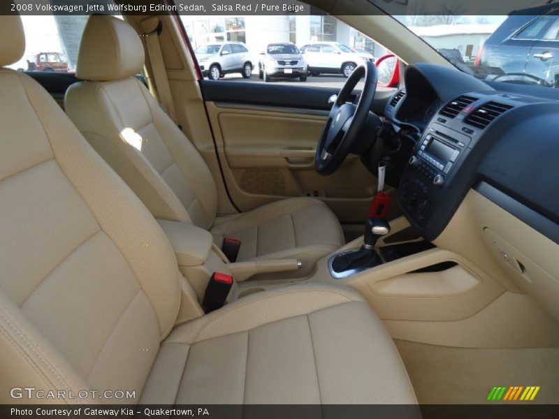 Salsa Red / Pure Beige 2008 Volkswagen Jetta Wolfsburg Edition Sedan