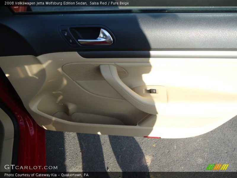 Salsa Red / Pure Beige 2008 Volkswagen Jetta Wolfsburg Edition Sedan