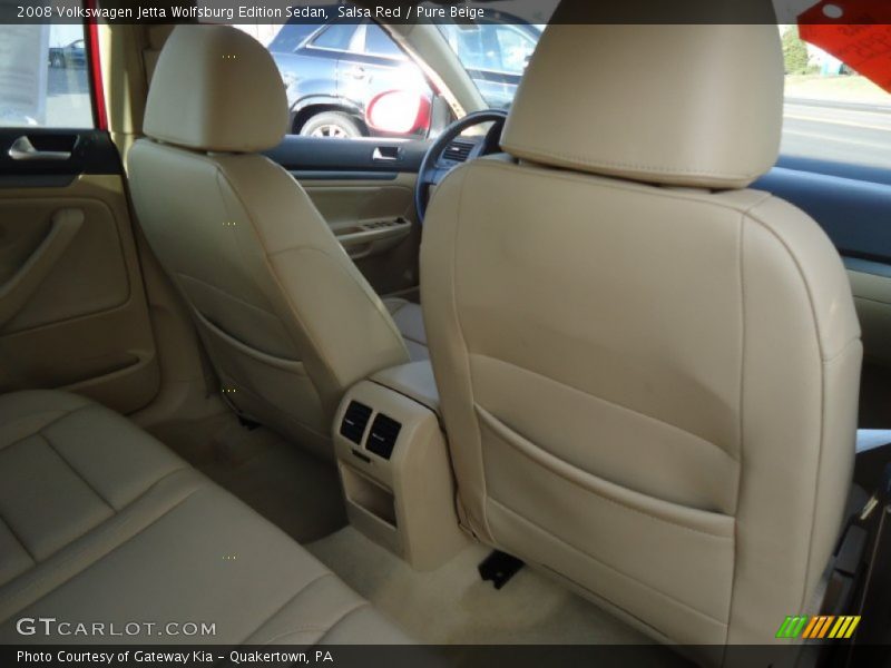 Salsa Red / Pure Beige 2008 Volkswagen Jetta Wolfsburg Edition Sedan