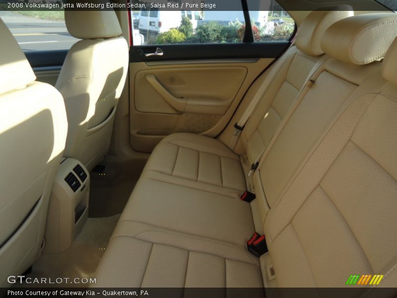 Salsa Red / Pure Beige 2008 Volkswagen Jetta Wolfsburg Edition Sedan