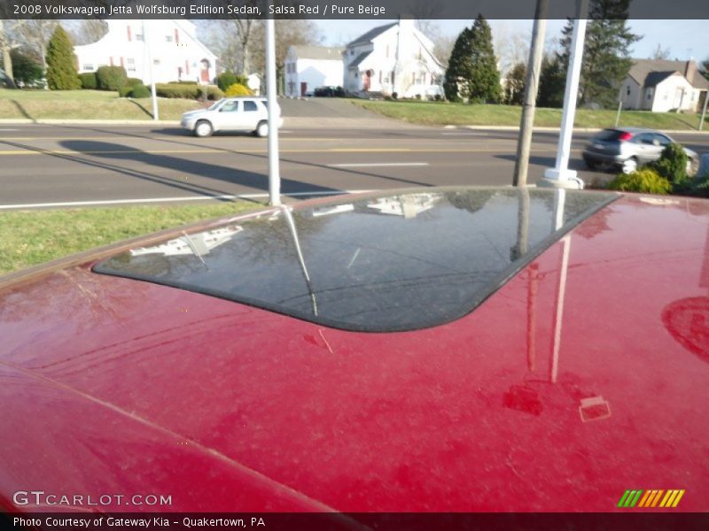 Salsa Red / Pure Beige 2008 Volkswagen Jetta Wolfsburg Edition Sedan